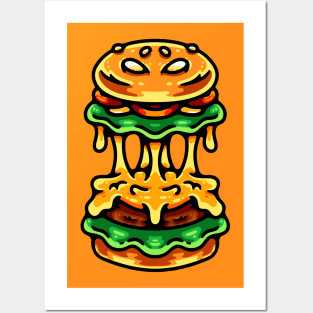 Monster Burger Posters and Art